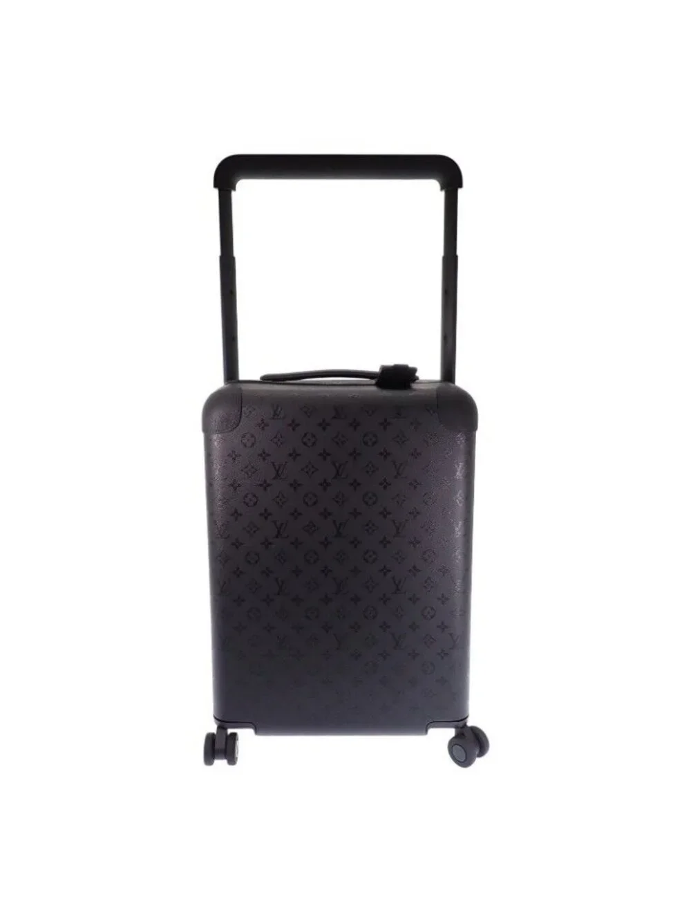 Louis Vuitton Horizon 55 Carry Case Suitcase Leather Monogram Midnight Black